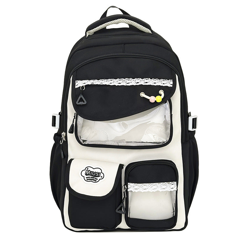 Petits élèves du secondaire Sac à dos élégant avec grande capacité