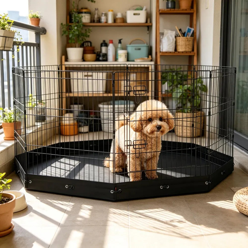 Maison de chien avec facile à nettoyer et espace-sauvegard pour l'extérieur