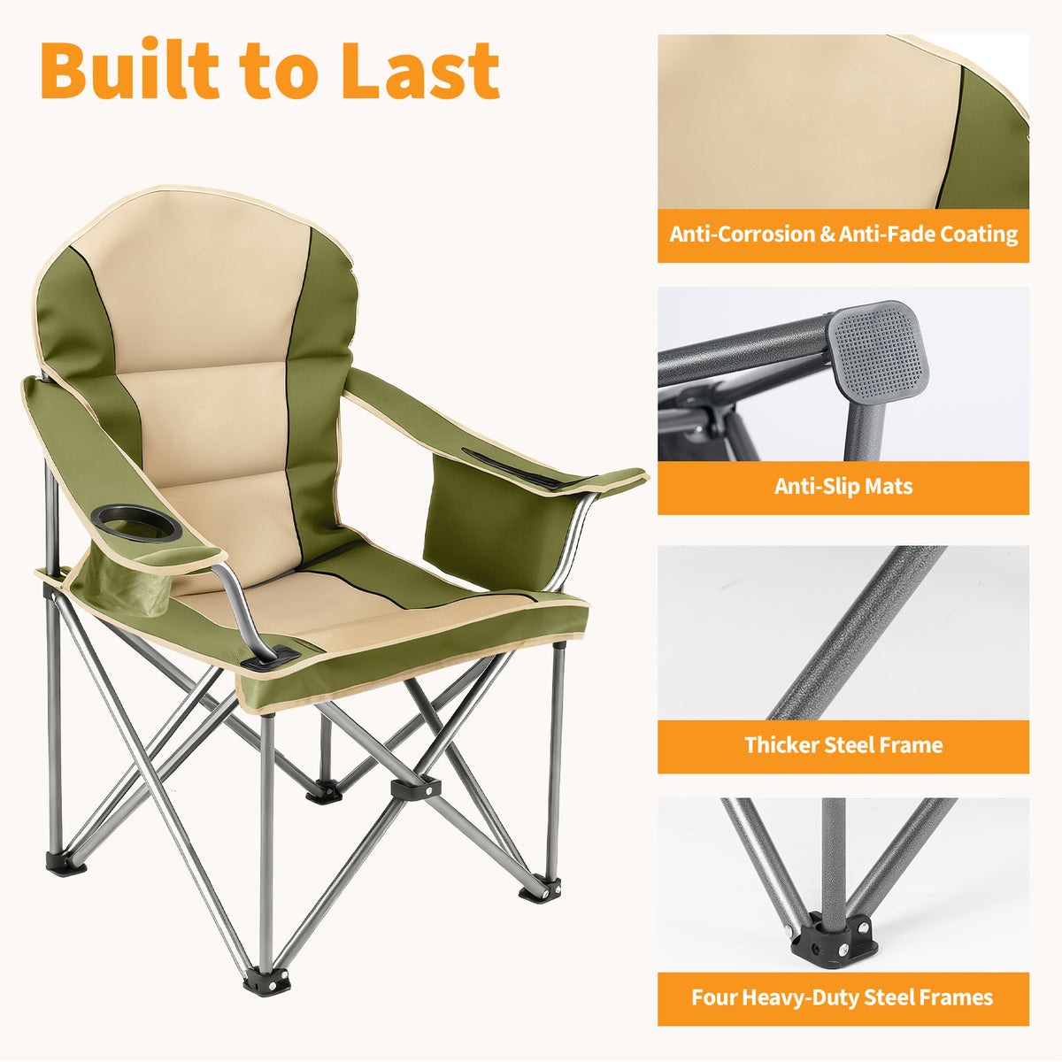 Oversized Camping Folding Chair