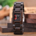 S02 Montre Quartz de décoration en bois