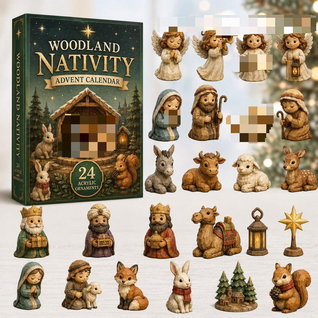 Série de caractères Calendrier de l'avent Boîte aveugle