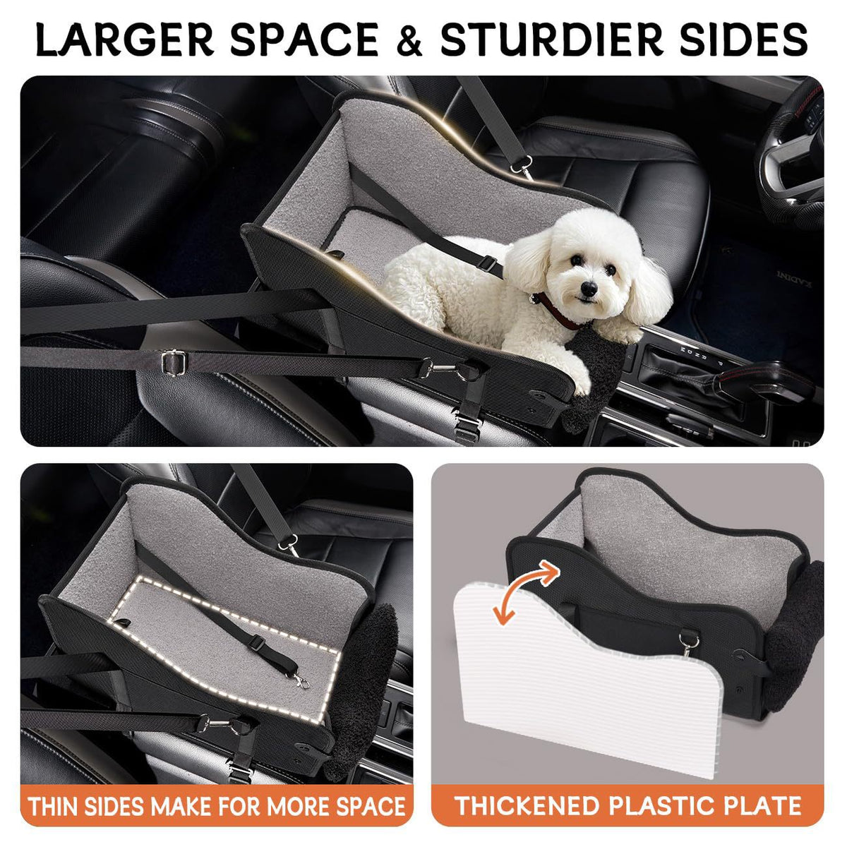 Siège de voiture Center Console Dog