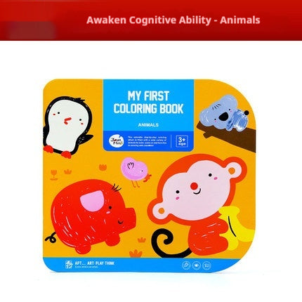 Livre de Coloration Cognitive Doodle pour Enfants