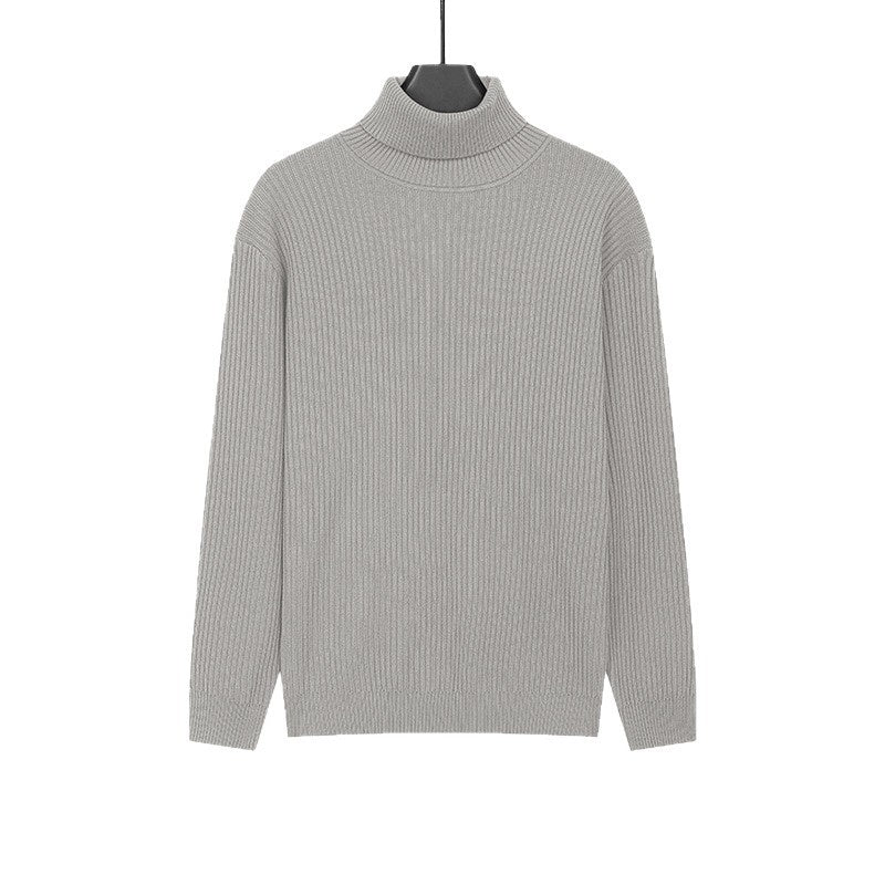 Pull en col roulé, enroulé