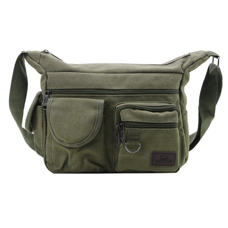 Sac en toile simple Sac à épaule pour corps croisés de grande capacité
