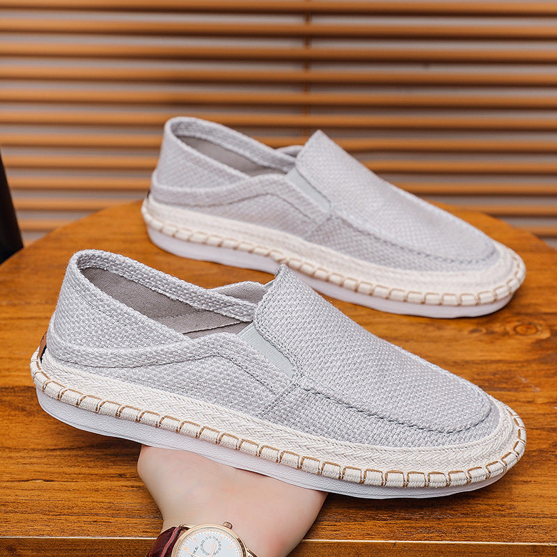 Hommes Casual Loafers Chaussures de toile respirant style traditionnel Beijing