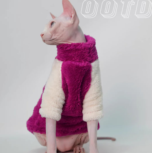 Cat Vêtements Automnehiver peluche chaud