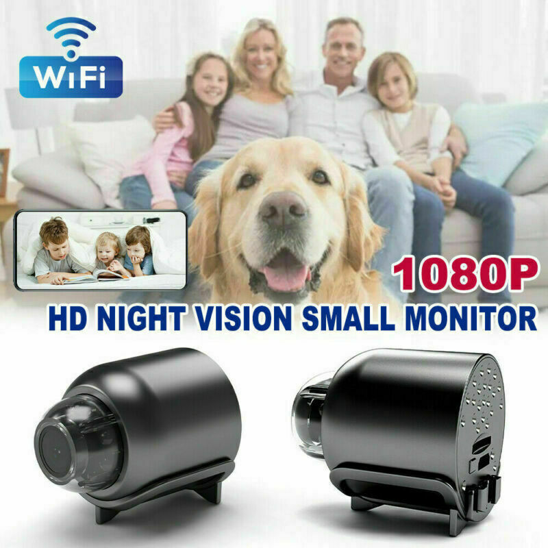 Gratuit 64G HD caméra cachée Spy Nanny sans fil Wifi Maison Sécurité nuit vision HD 1080P