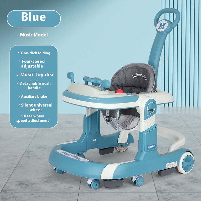 Bébé Walker léger pliage multifonction anti-rollover