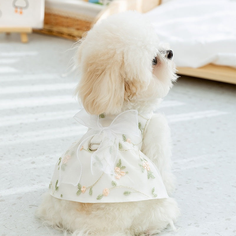 Double Layer Princess Skirt for Small and Medium Sized Dogs