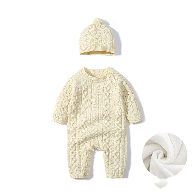 Automne et hiver Onésie tricoté chanvre Hemp Ha Yi