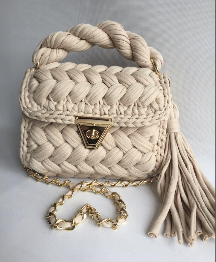 Tissé à la main Womens Tote Bag Style minimaliste