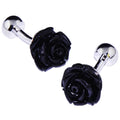 Rose noire Boutons de manchette français