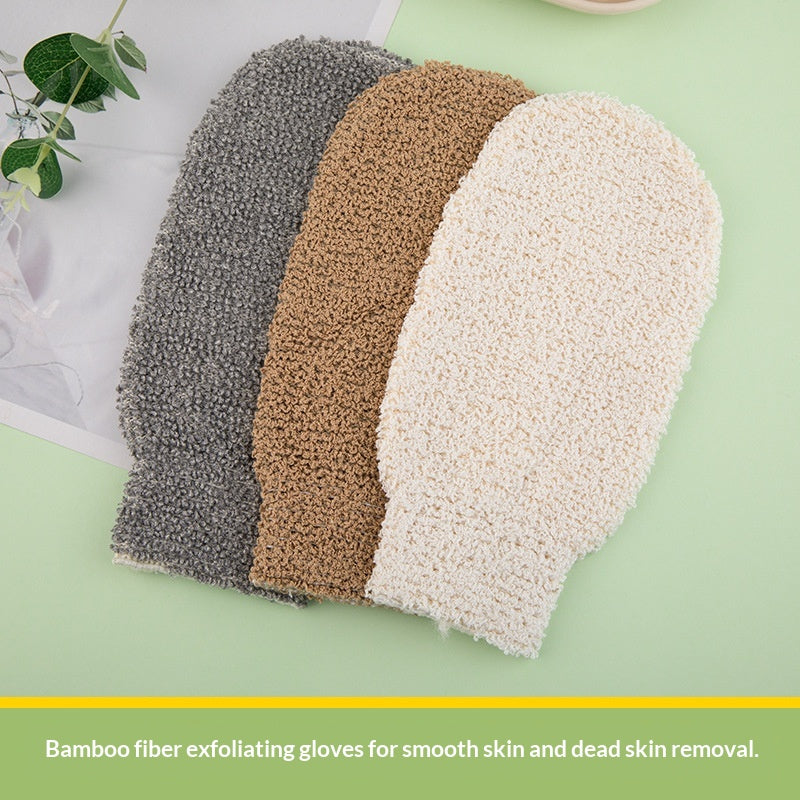 Bamboo Fibre Laver Mitt Soap Pouch Lathering Netsoft Exfoliant et efficace pour la peau