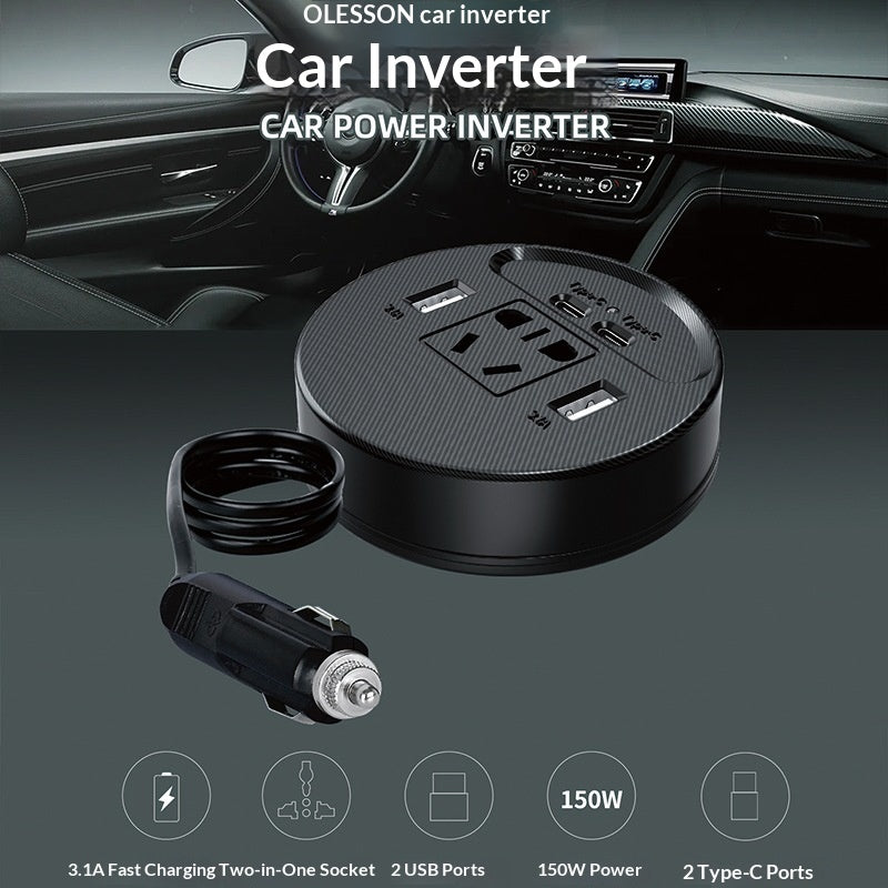 Invertisseur monté sur voiture jusqu'à 220V