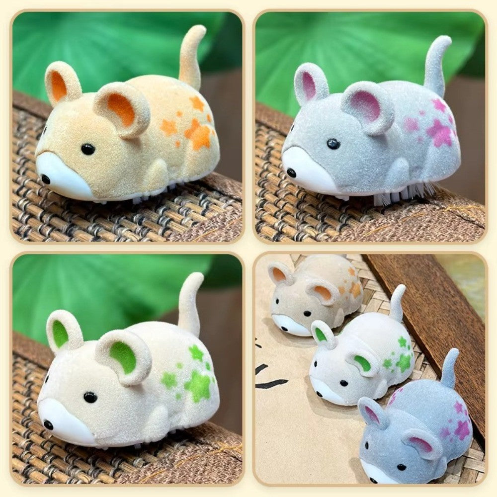 Jouet en peluche Squeaky Mouse Chat Jouet de divertissement sonore interactif doux pour les chats d'intérieur Kitte
