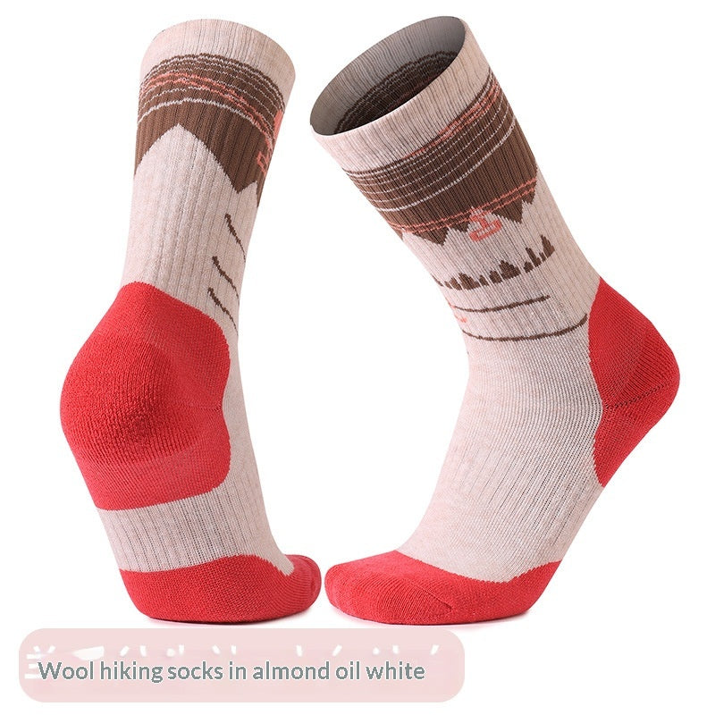 SpringSummer Chaussettes en laine mince pour hommes et femmes