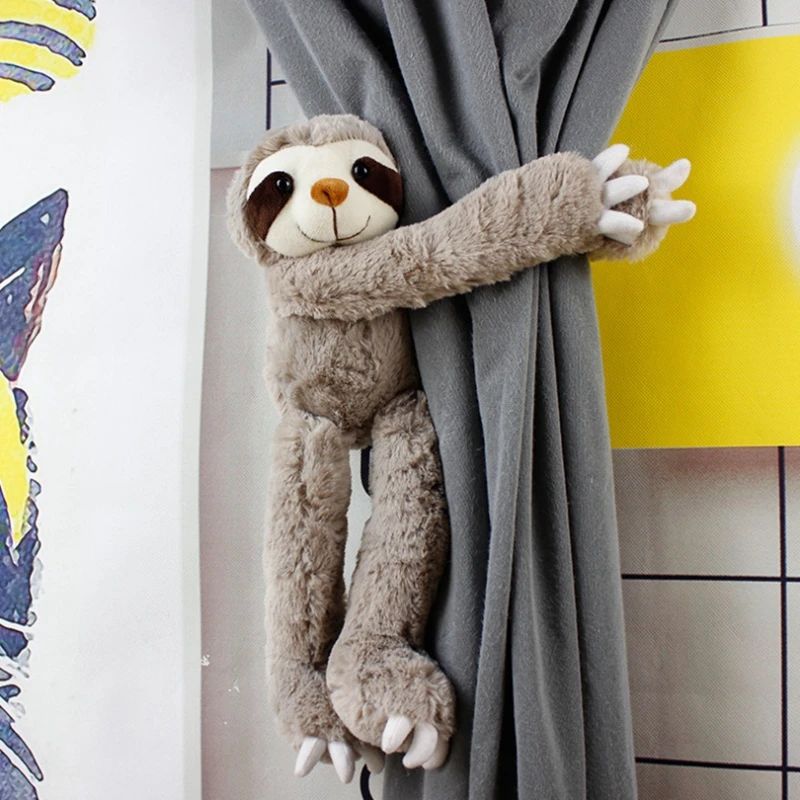 Jouet de poupée en peluche de sloth animal mignon Bradypod Plushie Poupée douce farcie pour cadeaux de Noël