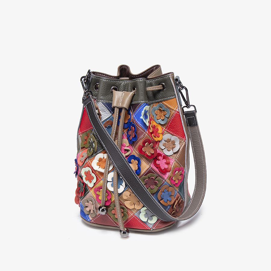 Sac en cuir véritable pour femmes élégantes