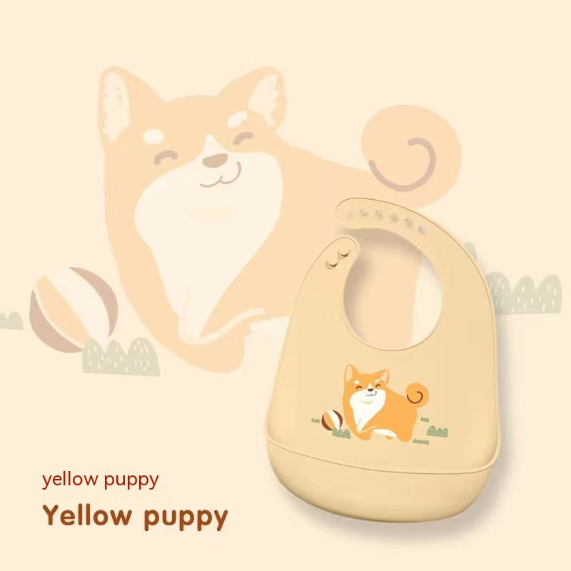 Baby Anti Dirt et Waterproof Food Grade Silicone Mouthwash