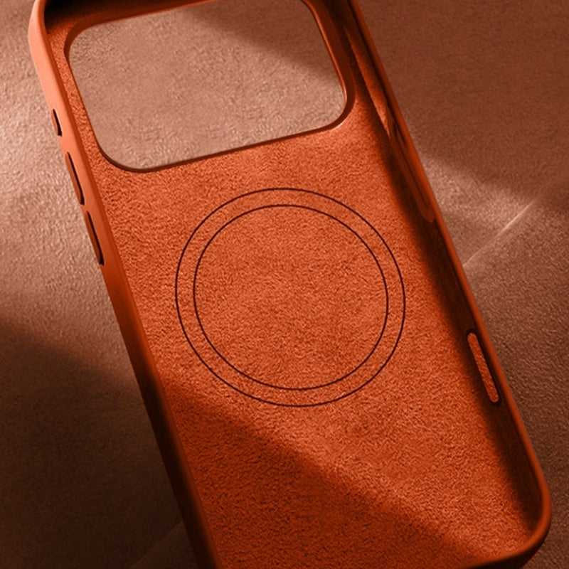 Boîtier de téléphone animé magnétique en silicone liquide