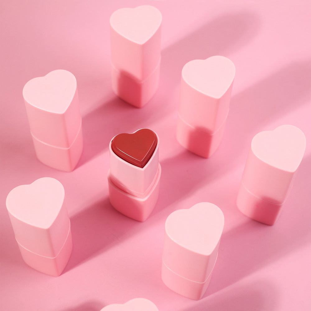 Heart-shaped matte lip crayon