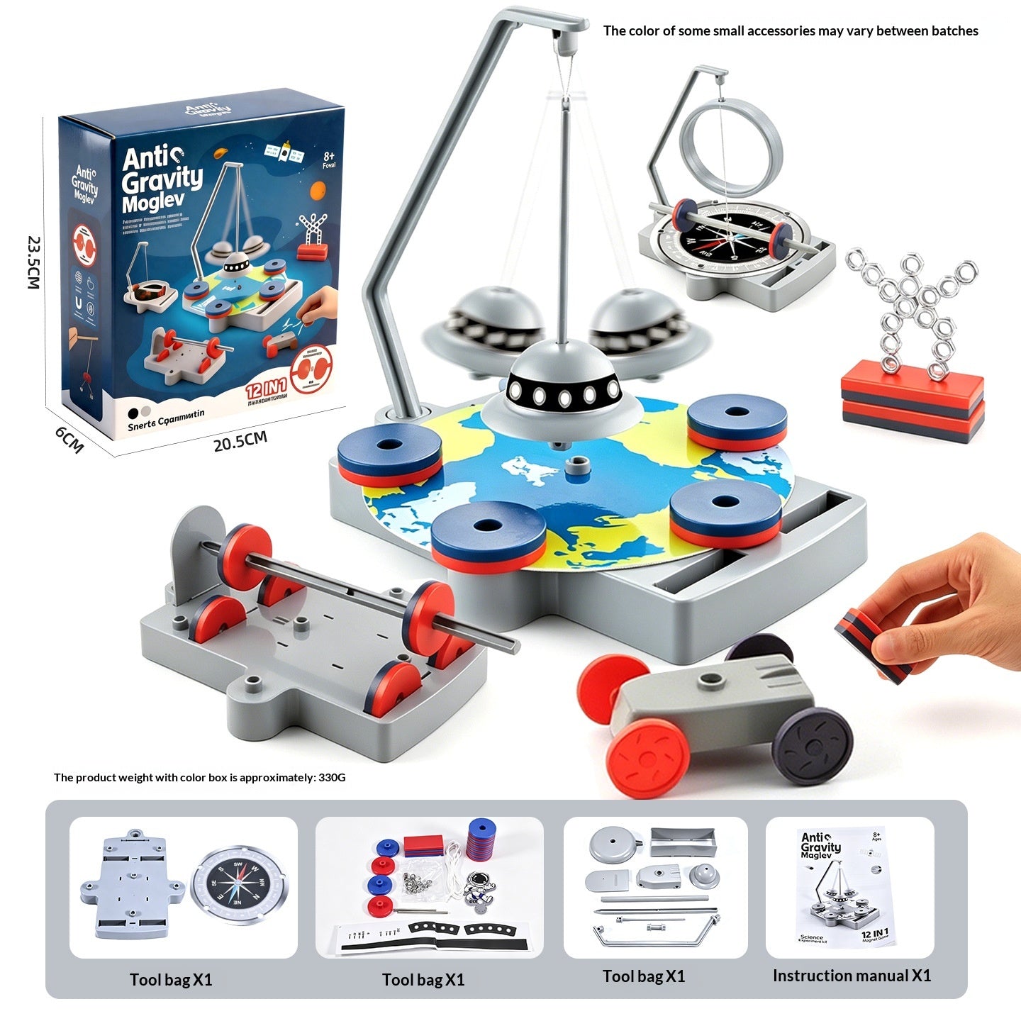 Scientific Experiment Anti-Gravity Magnet Physics Assembly Puzzle Ensemble de jouets éducatifs