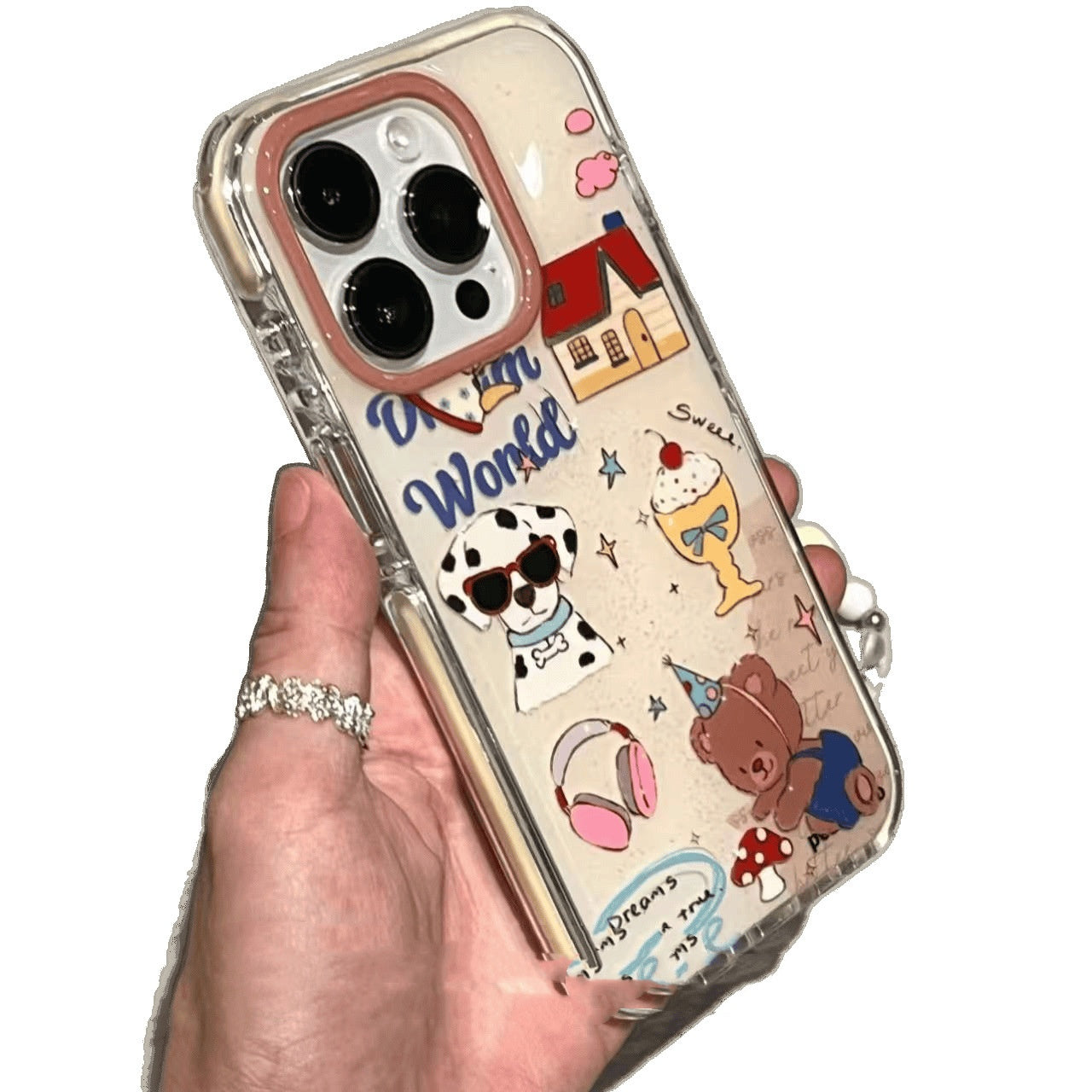 Retro Cute Dog Party Dossier téléphonique