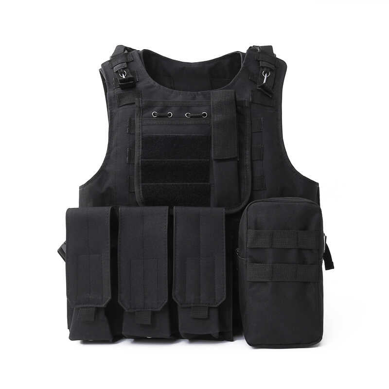 Tactical Vest Outdoor Airsoftwater Based Combat Steel Wire Bulletproof Et résistant au stab