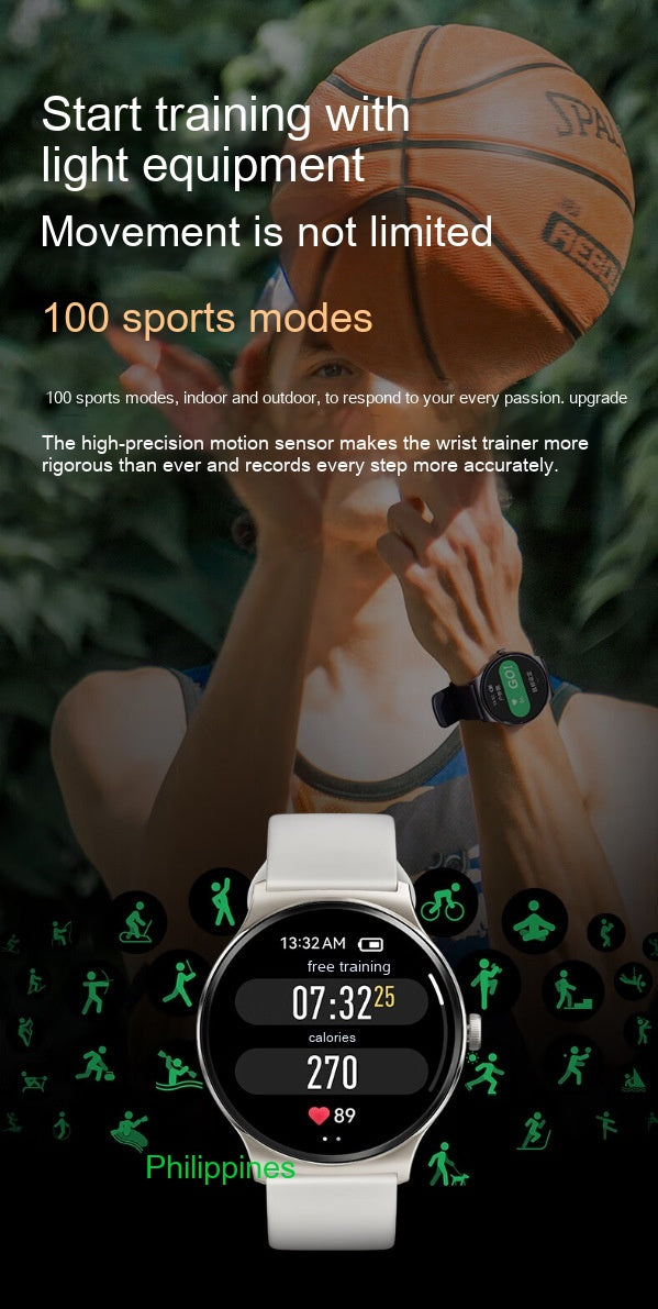 Sport Smart Watch Multifonctionnel IP68 Imperméable Et sans poussière