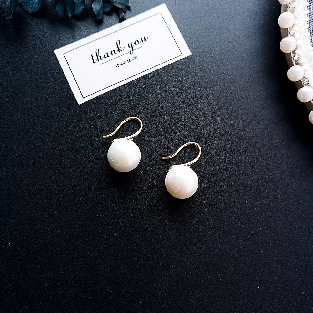 Boucles d'oreilles en perles simples pour femmes