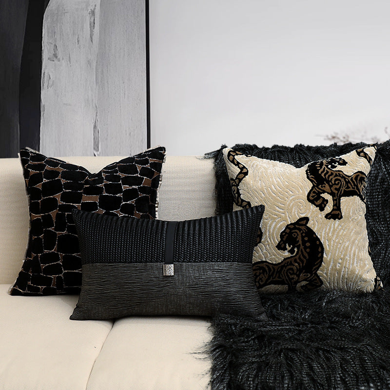 Chambre d'échantillons haut de gamme Meublé doux Coussin pointu et oreiller lancer