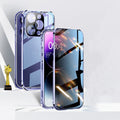 Boitier de téléphone Double face verre anti-dérapant All-inclusive Lens Magnetic Suction