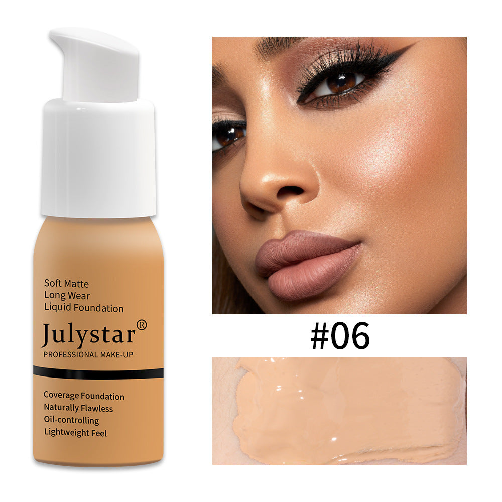 Maquillage de la Fondation hydratante