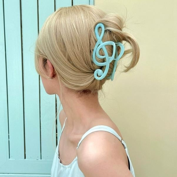 Clip de cheveux Treble Clef créatif pour les femmes