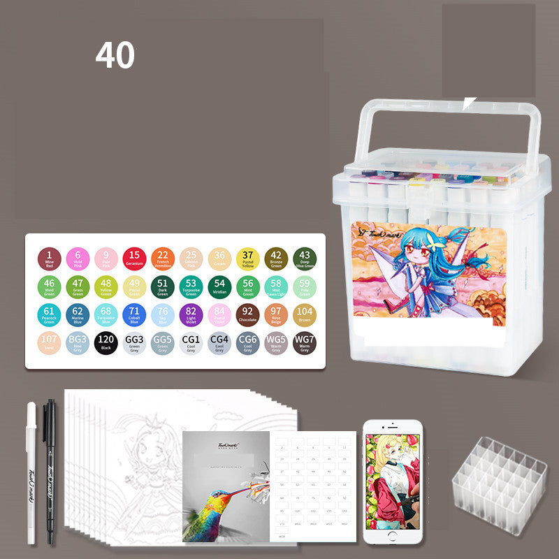 Aquarelle Pen Enfants École primaire Jardin d'enfants