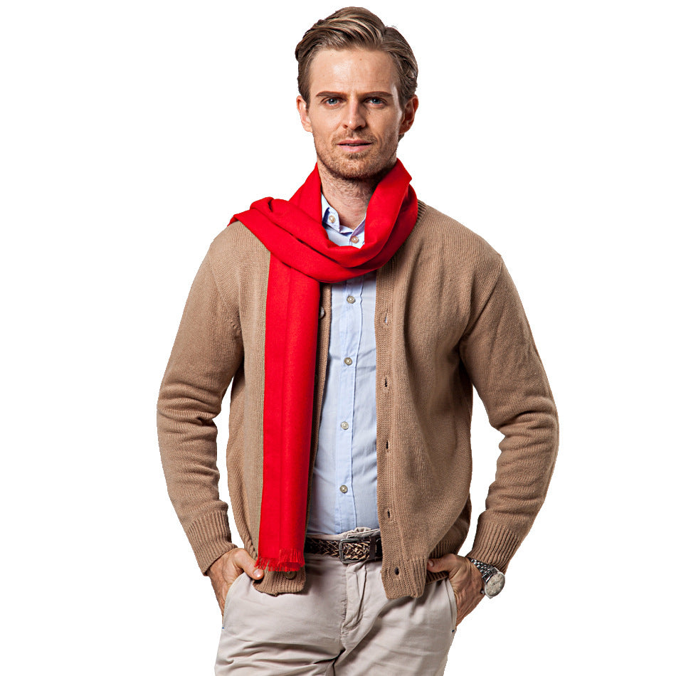 Écharpe en velours double face pour homme