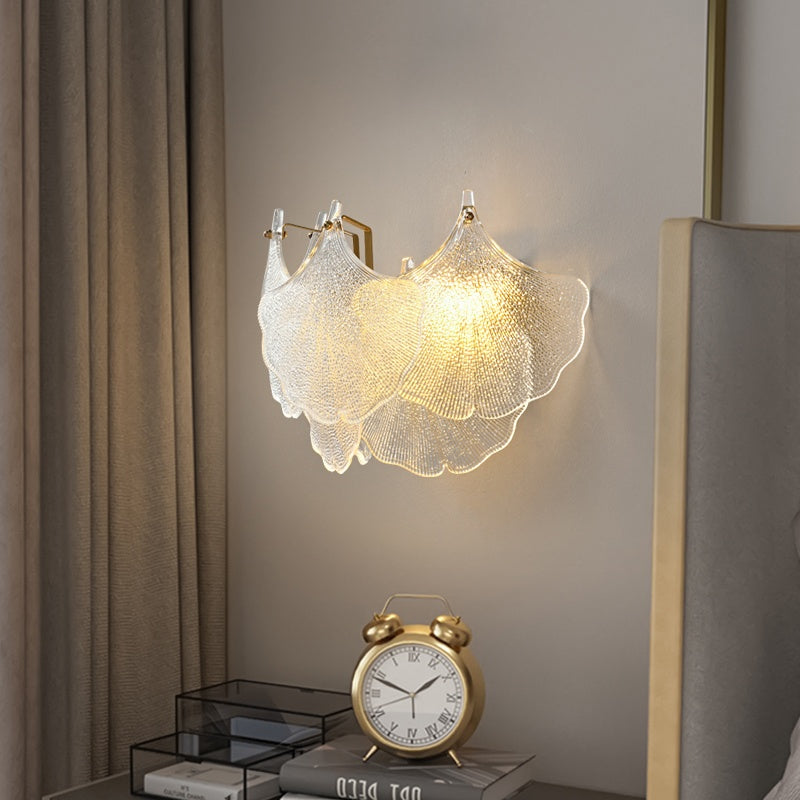 Lampe murale de style français de chambre à coucher de luxe léger
