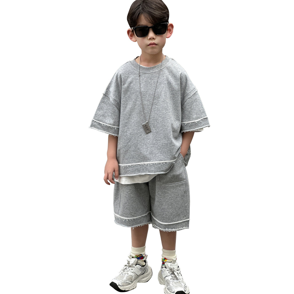 Boys' Short-Sleeved T-Shirt and Shorts