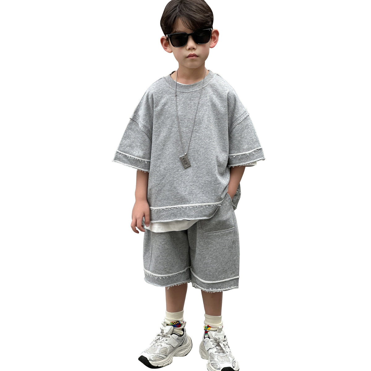 Boys' Short-Sleeved T-Shirt and Shorts
