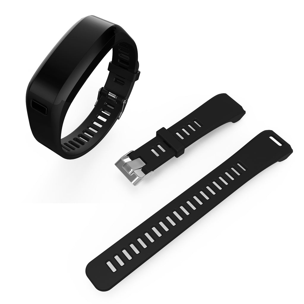 Bracelet intelligent avec un bracelet en silicone élégant amovible disponible en petites et grandes tailles