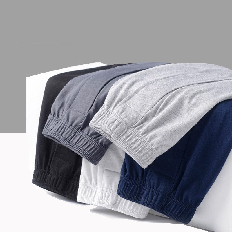 Homme Plus Taille haute taille Pure Cotton Loose Short