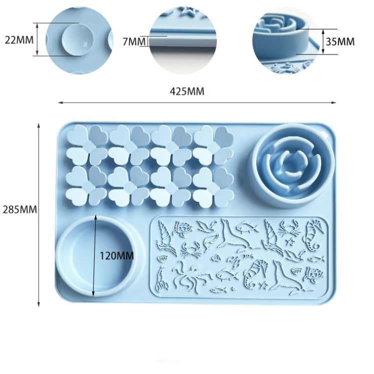 Bol de chien de qualité alimentaire en silicone
