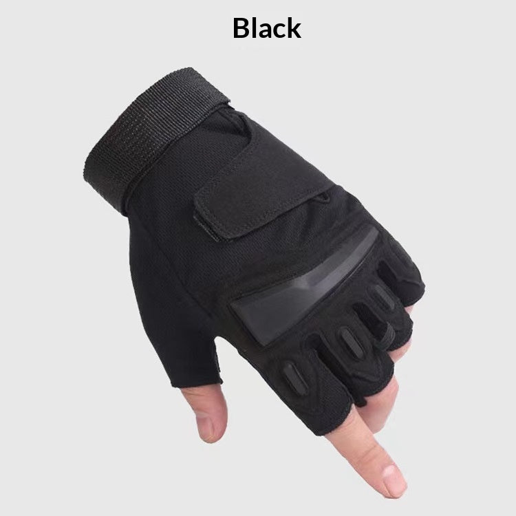 Style étudiant Gants à moitié doigt pour les hommes fitness en plein air et conception sans doigt de vélo