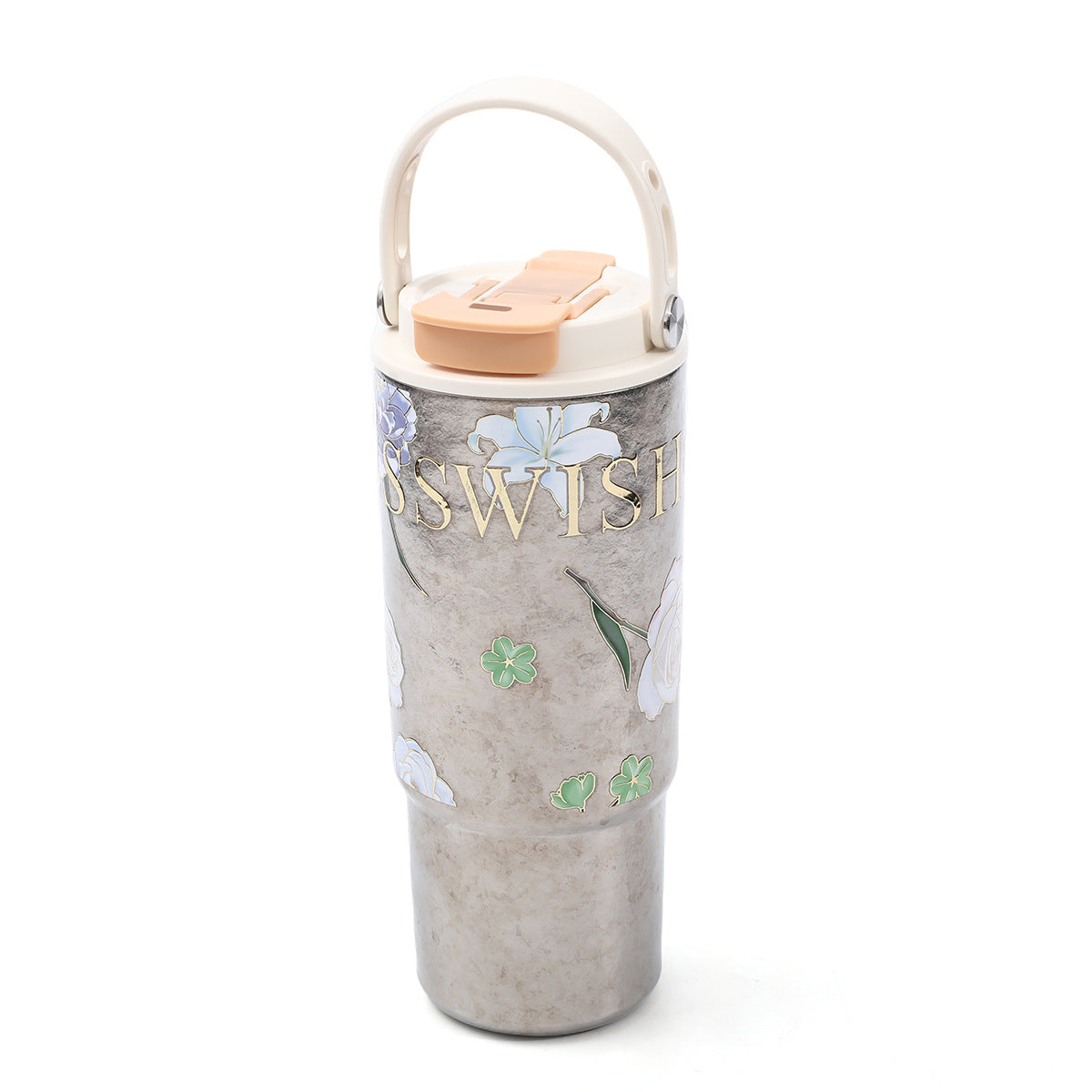 Stylish Large Capacity Insulated Tumbler with Handle