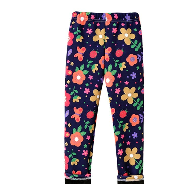 Filles Fine-Flannel PrintempsAutomne Vêtements de dessus Pantalons lait-viscose