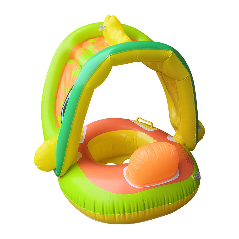 Enfants Bagues de natation Gonflable amovible Canopy Seat Ring Pvc Baby Baignade Chi