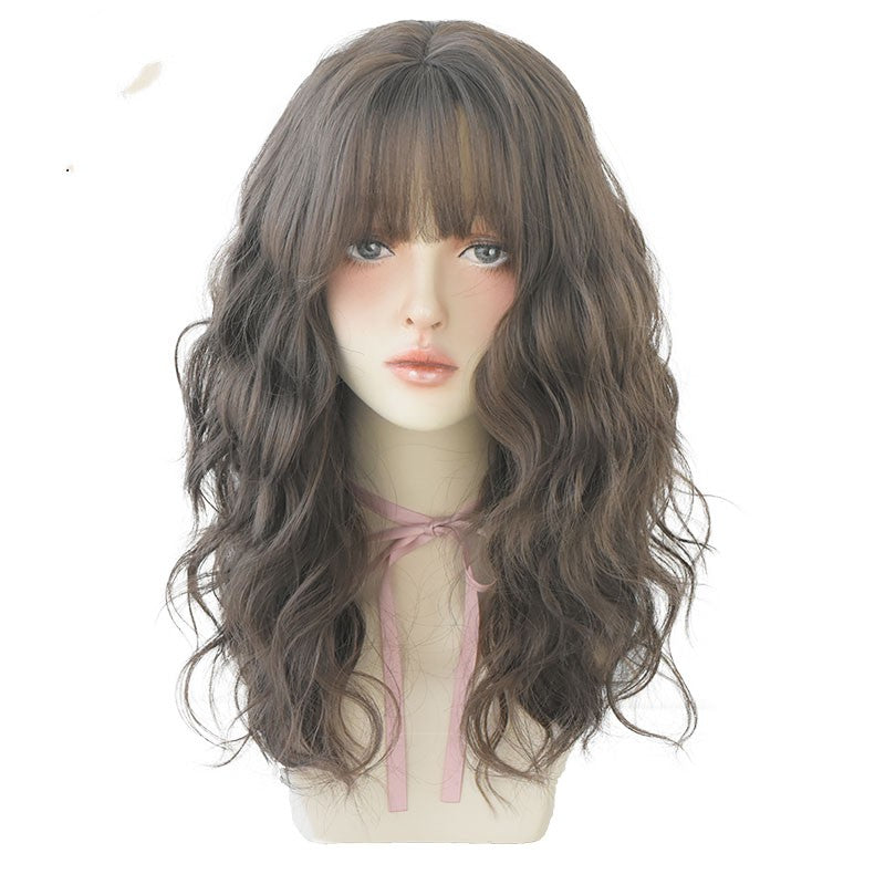 L'Europe et l'Amérique Air Bangs Water Ripple Curls