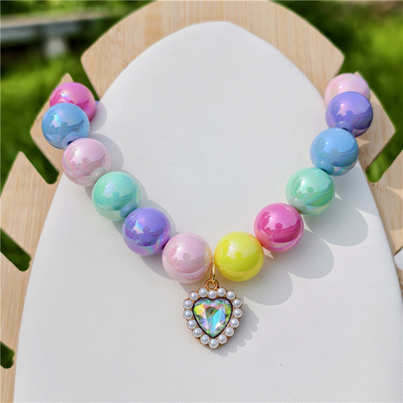 Chaîne sophisticée et adorable de collier de perles