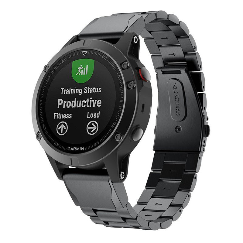 Bracelet de montre en métal à trois maillons à libération rapide